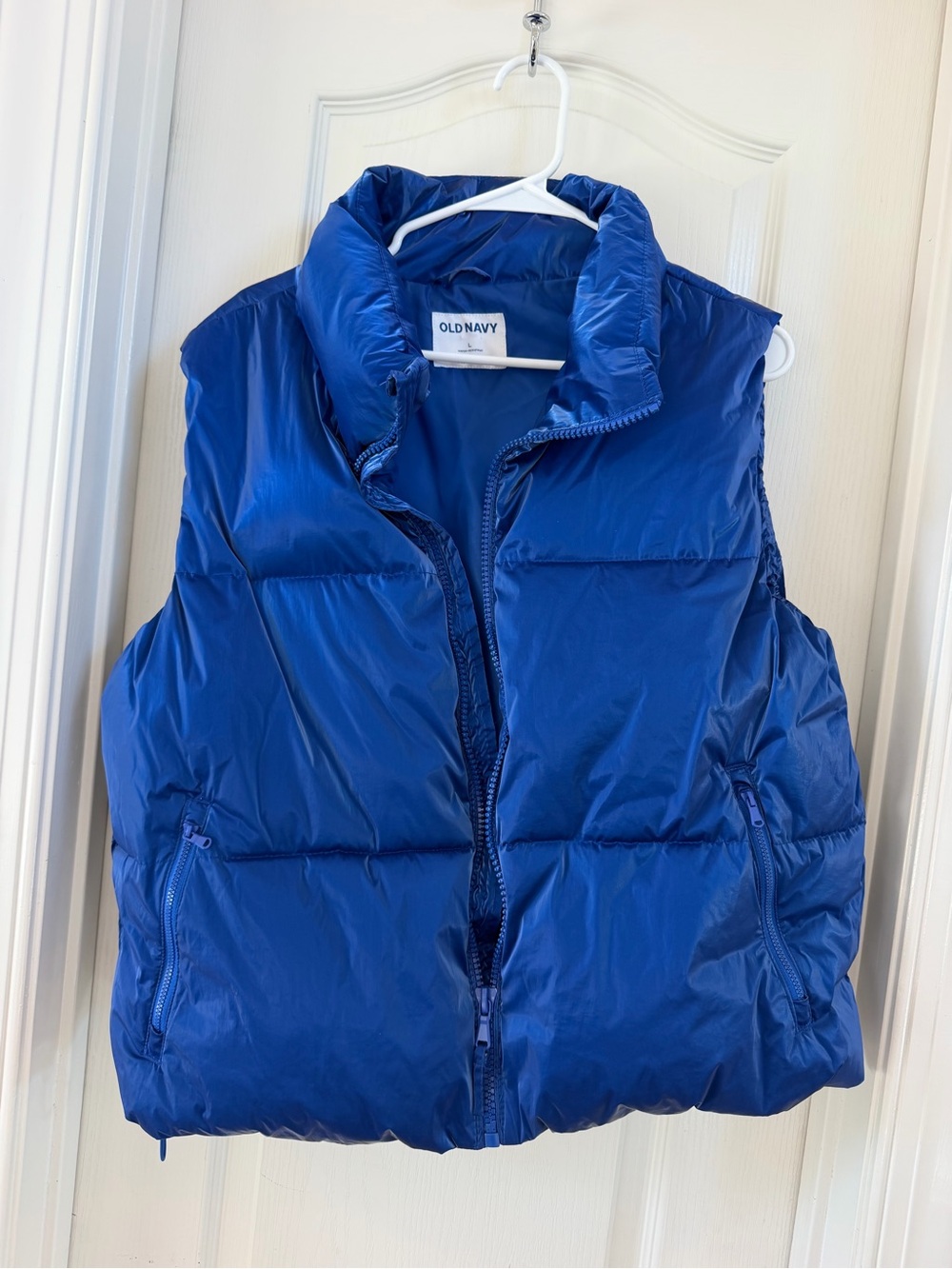 Old Navy Women’s Blue Puffer Vest